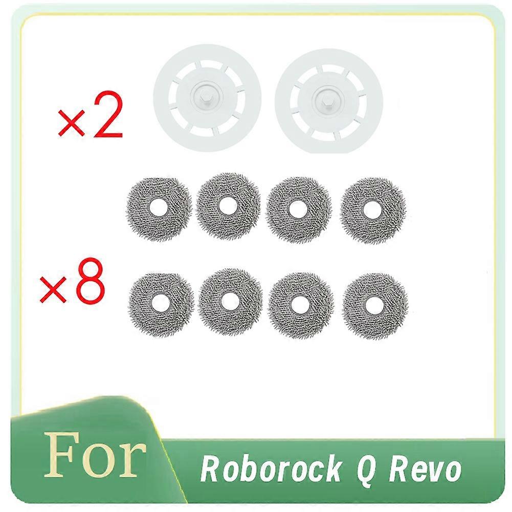 Packung Mit 10 Ersatzteilen Für Roborock Q Revo / P10 / A7400rr Roboterstaubsauger (reinigungspads).