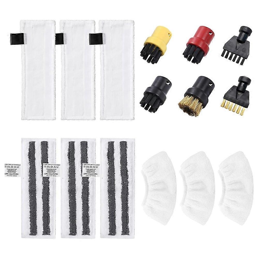 Zubehörset Für Kärcher Easyfix Sc 2, Sc 3, Sc 4, Sc 5 Dampfreiniger: Tuch, Bürste Und Düse.