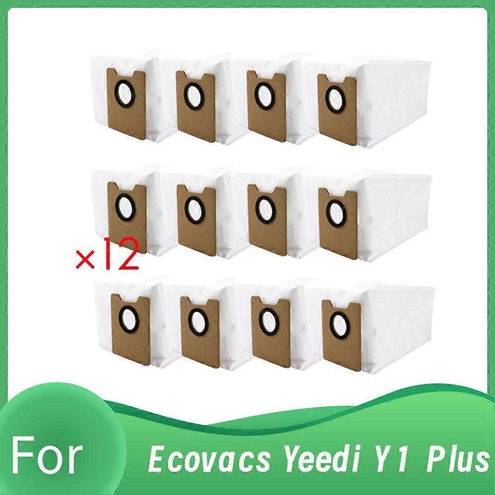 Packung Mit 12 Staubbeuteln Für Ecovacs Yeedi Y1 Plus Besenstaubsauger.staubbeutel, Die Auf Langlebigkeit Und Effizienz Ausgelegt Sind.
