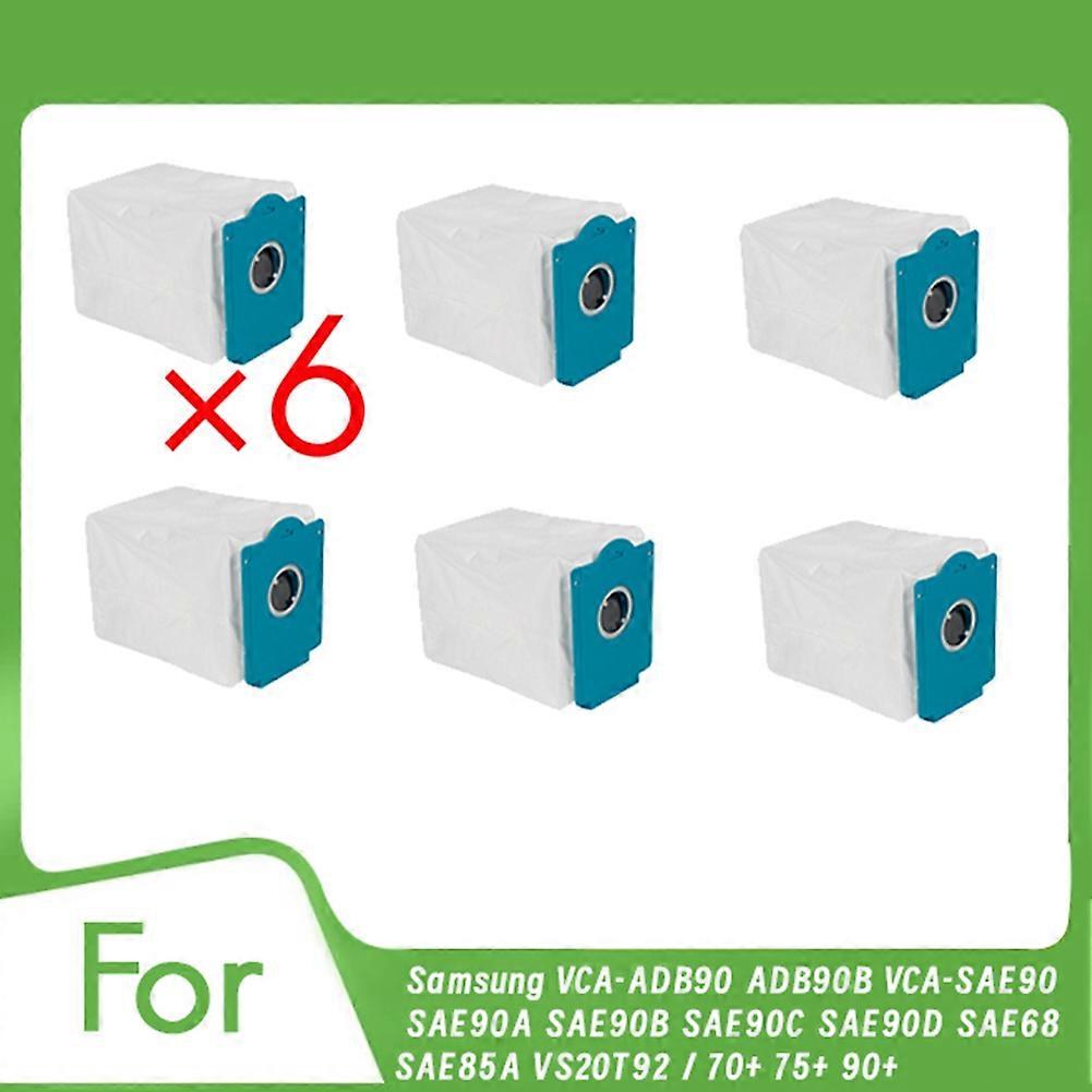 6er-pack Staubbeutel Für Samsung Vca-adb90/adb90b/vca-sae90 Sae90a/b/c/d/sae68/sae85a/vs20t92 / 70+/75+/90+ Staubsauger