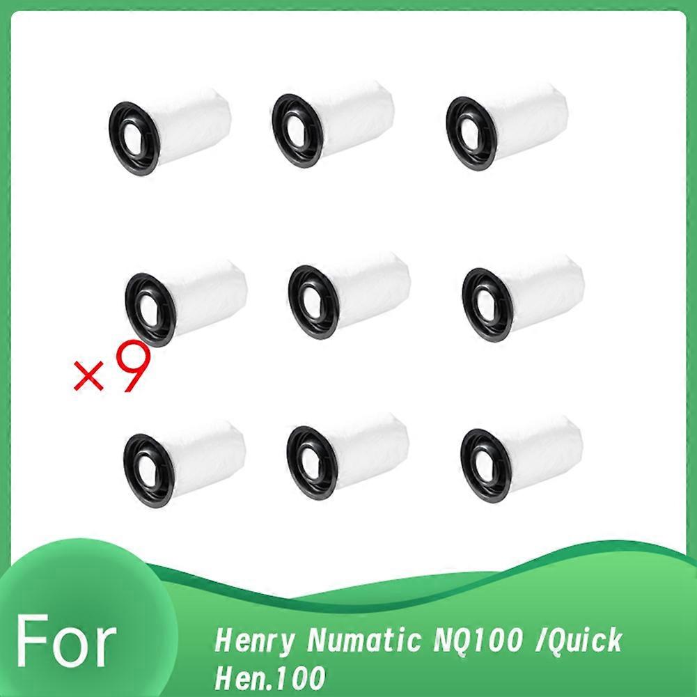 Set Mit 9 Staubbeuteln Für Die Kehrmaschine Henry Numatic Nq100 / Quick Hen.100: Zubehör Für Erhöhte Reinigungseffizienz
