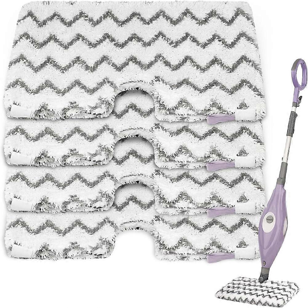 Shark Steam Mop Ersatztücher Der Serien S3500, S3501, S3601 Und S3550: Waschbare Mikrofasertücher, 4er-pack