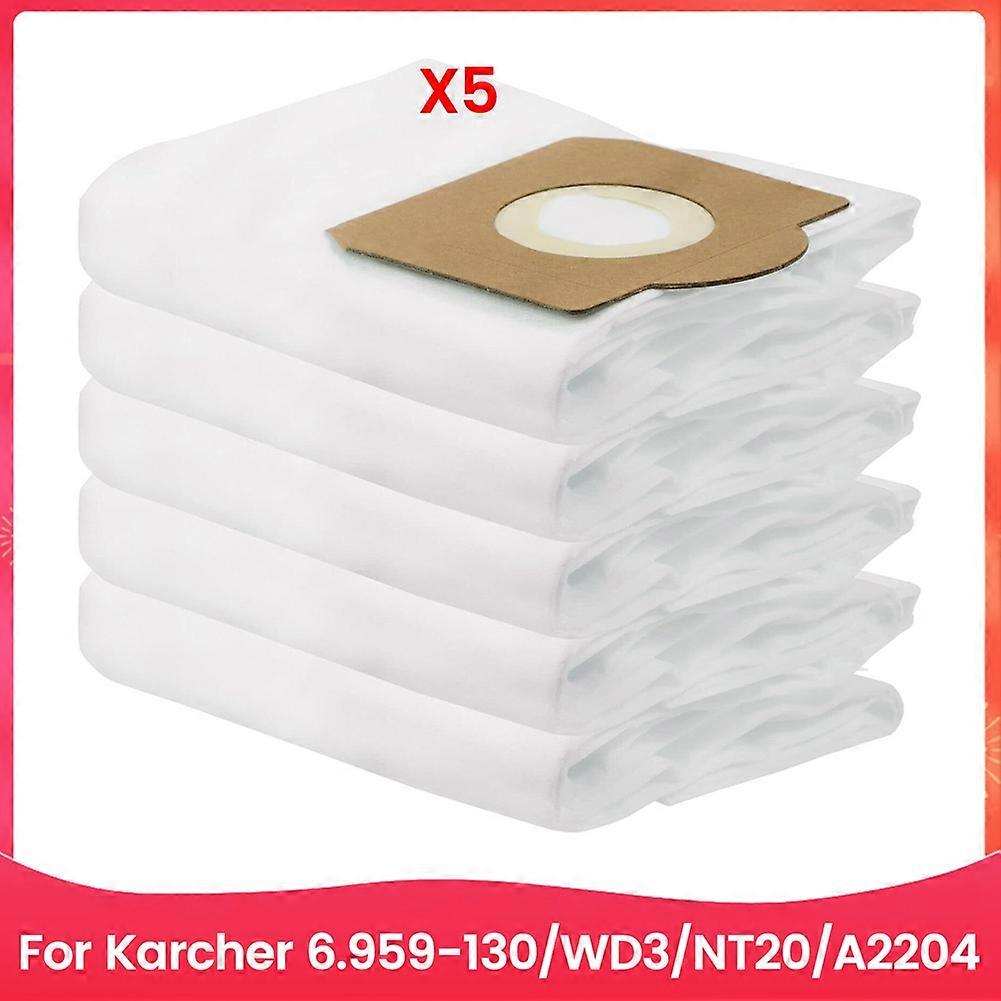 Ersatz-staubbeutel Für Kärcher 6.959-130/wd3/nt20/a2204 Staubsauger (5 Stück)