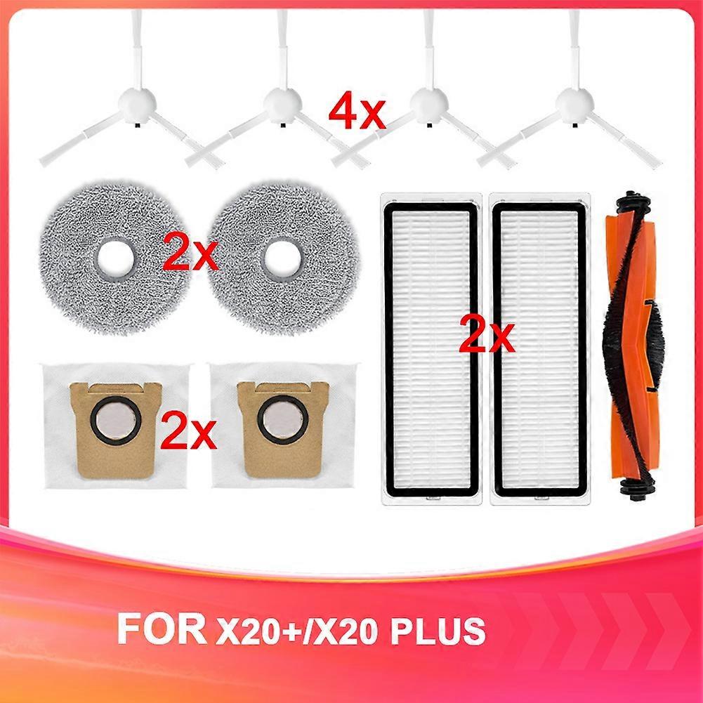 Mit Dem Roboterstaubsauger Xiaomi Mijia X20+/x20 Plus Kompatibles Zubehör: Hauptbürste, Seitenbürste Und Reinigungsfilter.