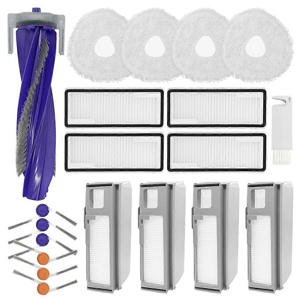 Set Mit 20 Ersatzteilen Für Narwal Freo Z10 / Z10 Ultra Staubsauger: Hauptbürste, Seitenbürsten, Staubbeutel, Filter Und Reinigungstuch.
