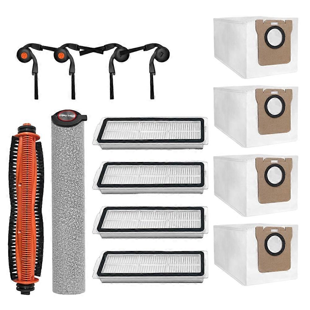 Kompatibel Mit Xiaomi Mijia 6 Max / Pv11cn Roboterstaubsauger: Staubsaugerteile: Hauptrolle, Seitenbürste, Filterrolle, Reinigungstuch Und Staubbeutel.