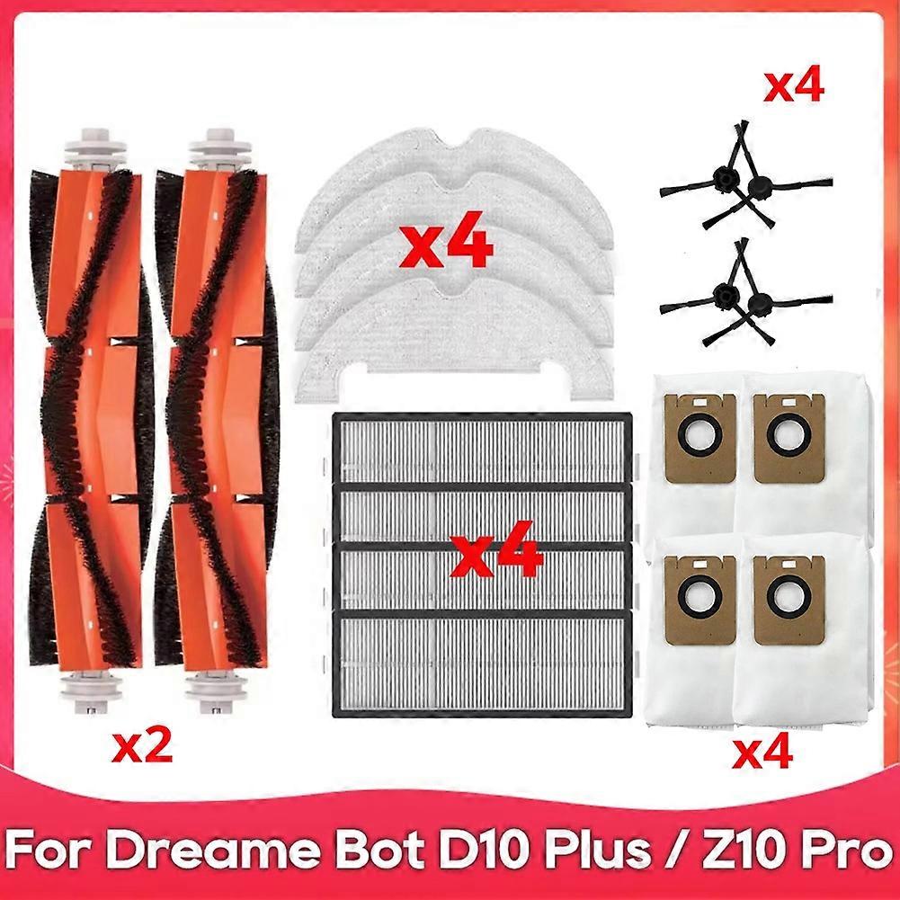 Zubehör Für Die Roboterstaubsauger Dreame Bot L10 Plus Und Z10 Pro: Rotierende Seitenbürste, Filter, Staubbeutel, Ersatzteil