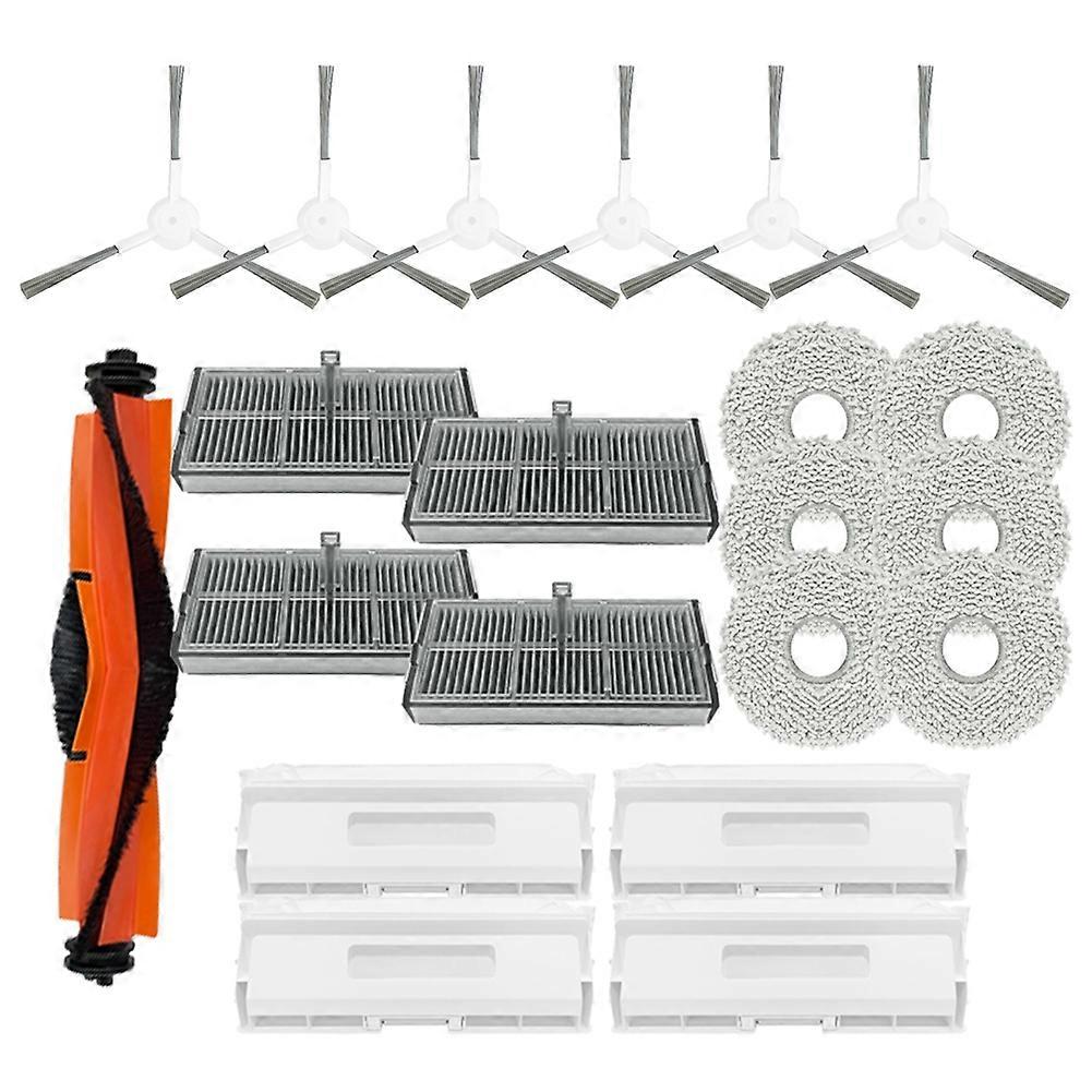 Packung Mit 21 Teilen Kompatibel Mit Xiaomi Mijia H40/d101cn: Bürste, Filter, Staubbeutel Und Reinigungstuch.unverzichtbares Zubehör Für Eine Optimale Reinigung.