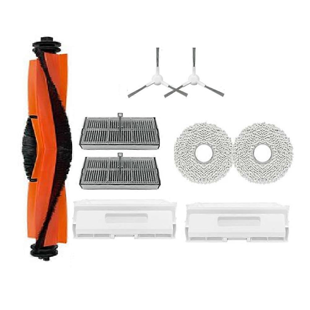 Mit Dem Xiaomi H40 Wischroboter Kompatibles Zubehör: Hauptbürste, Filter Und Staubbeutel.