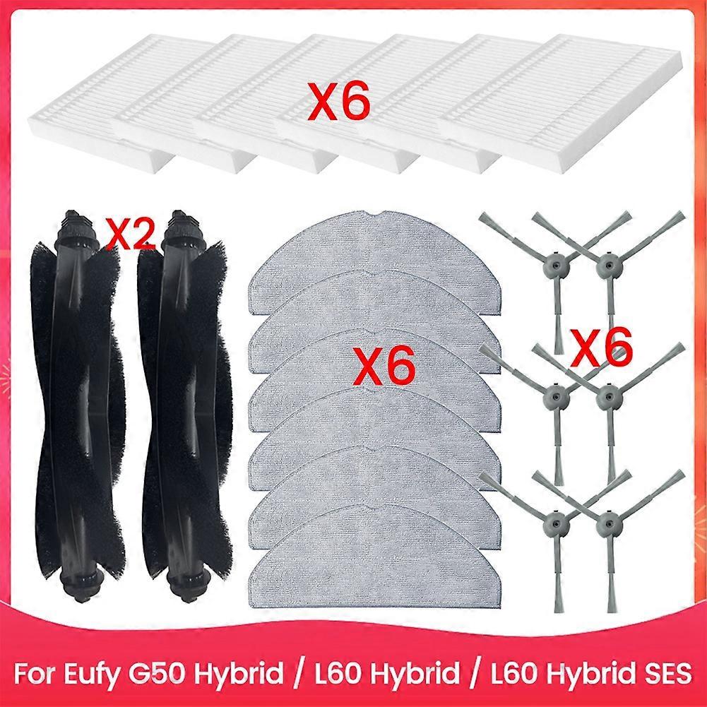 20-teiliges Set Inklusive Bürste, Filter, Staubbeutel Und Reinigungstuch Für Die Staubsauger Eufy G50 Hybrid, L60 Hybrid Und L60 Hybrid Ses – Ersatzteile