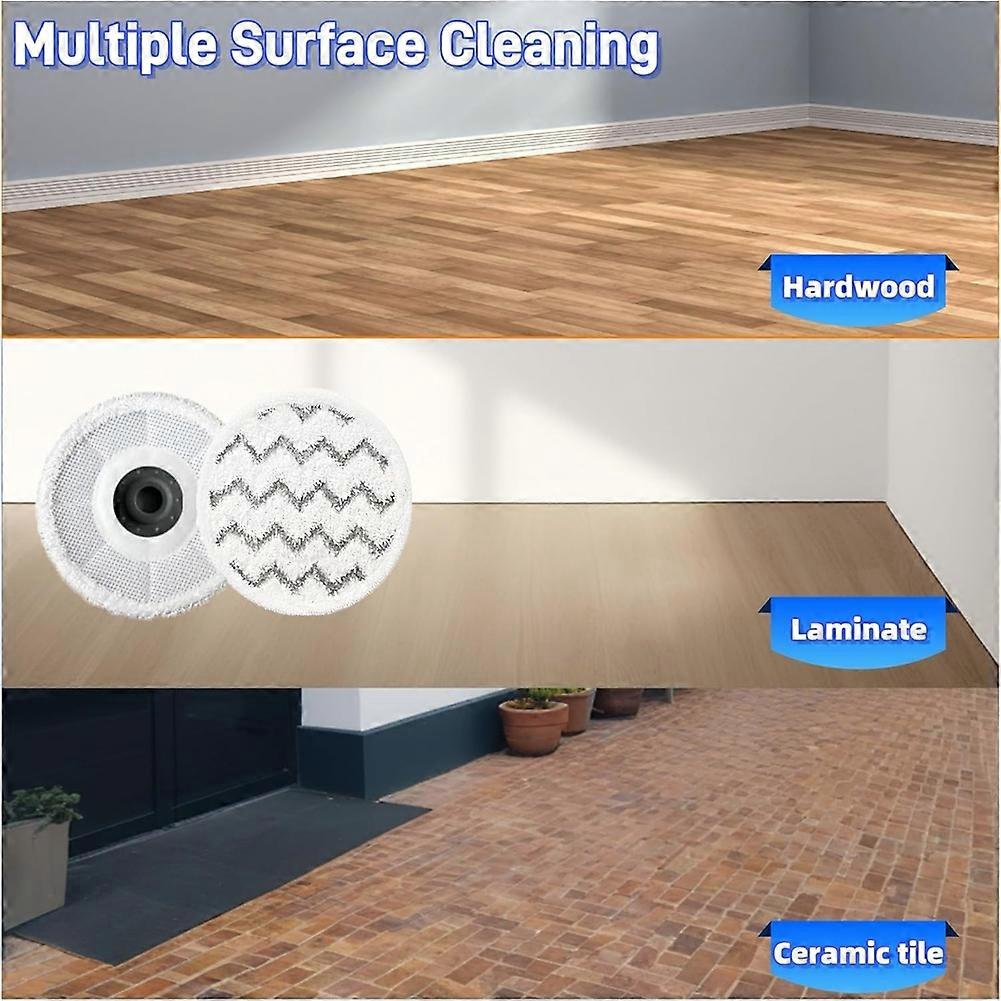 Packung Mit 6 Ersatztüchern Für Bissell Spinwave Smartsteam 3897a, 3712c Und 3712w Rotary Steam Mop