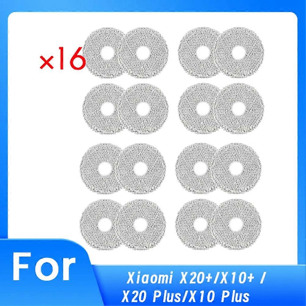 16er-pack Reinigungstücher Kompatibel Mit Xiaomi Roboter-staubsauger X20+/x10+/x20 Plus/x10 Plus (ersatzteile)