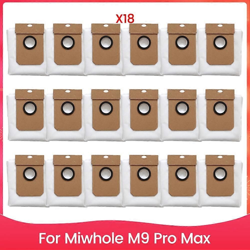 18er-pack Staubbeutel Für Miwhole M9 Pro Max Staubsauger-ersatzteile, Große Kapazität