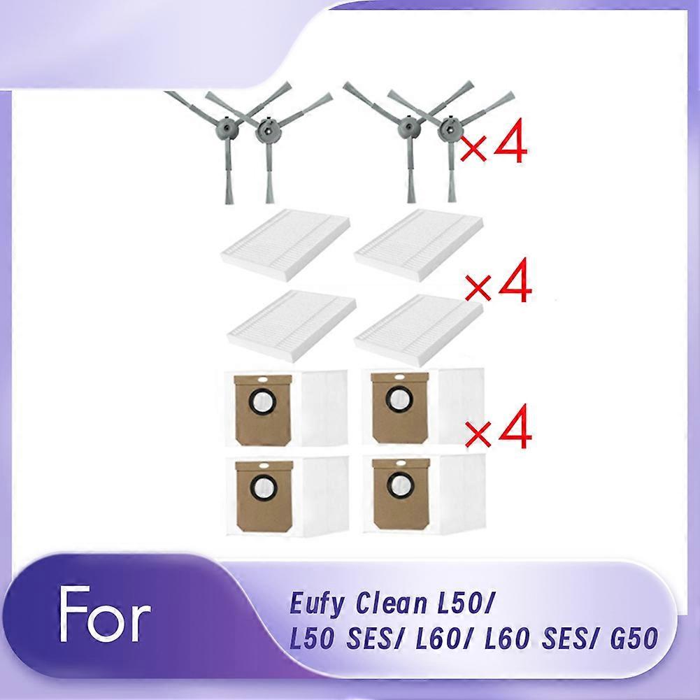 Ersatzset Für Eufy Clean L50/ L50 Ses/ L60/ L60 Ses/ G50 Staubsauger: Bürste, Filter, Staubbeutel Und Abdeckung.