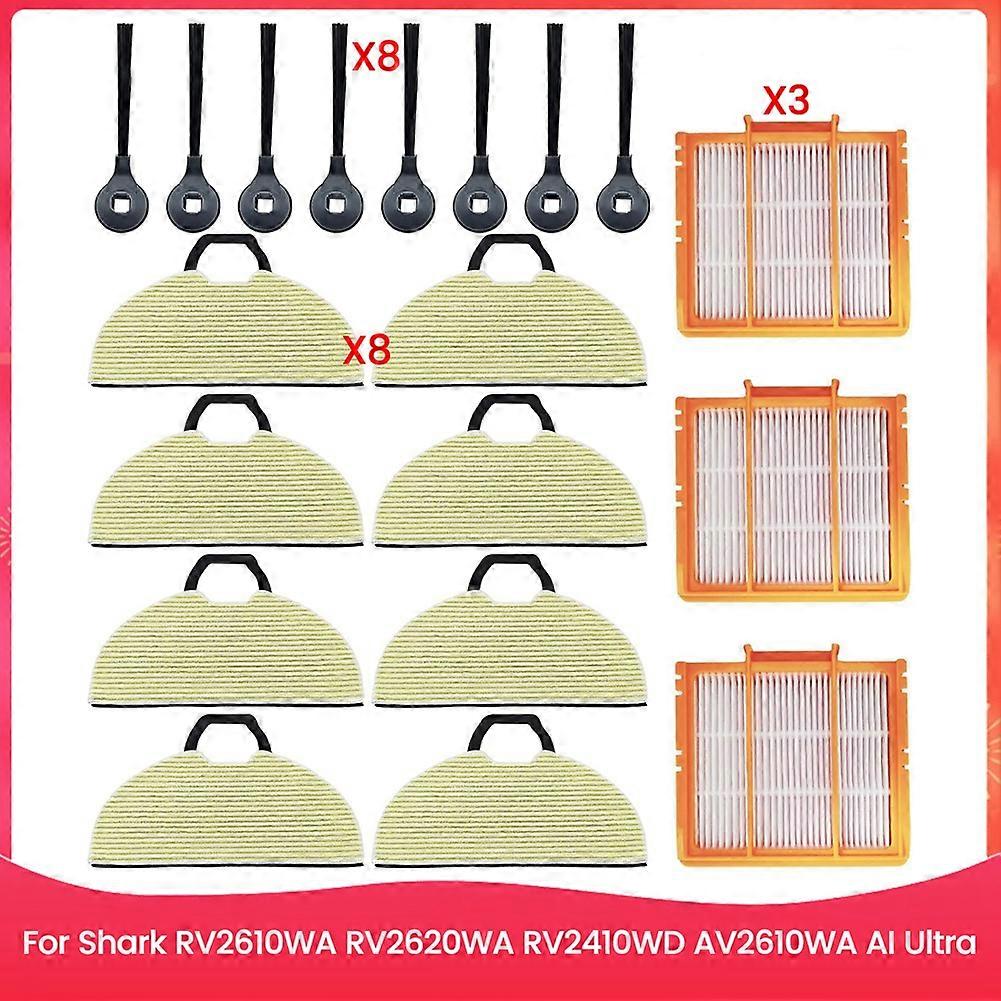 Ersatzteilset Für Shark Rv2610wa, Rv2620wa, Rv2410wd Und Av2610wa Ai Ultra 2-in-1 Roboterstaubsauger.