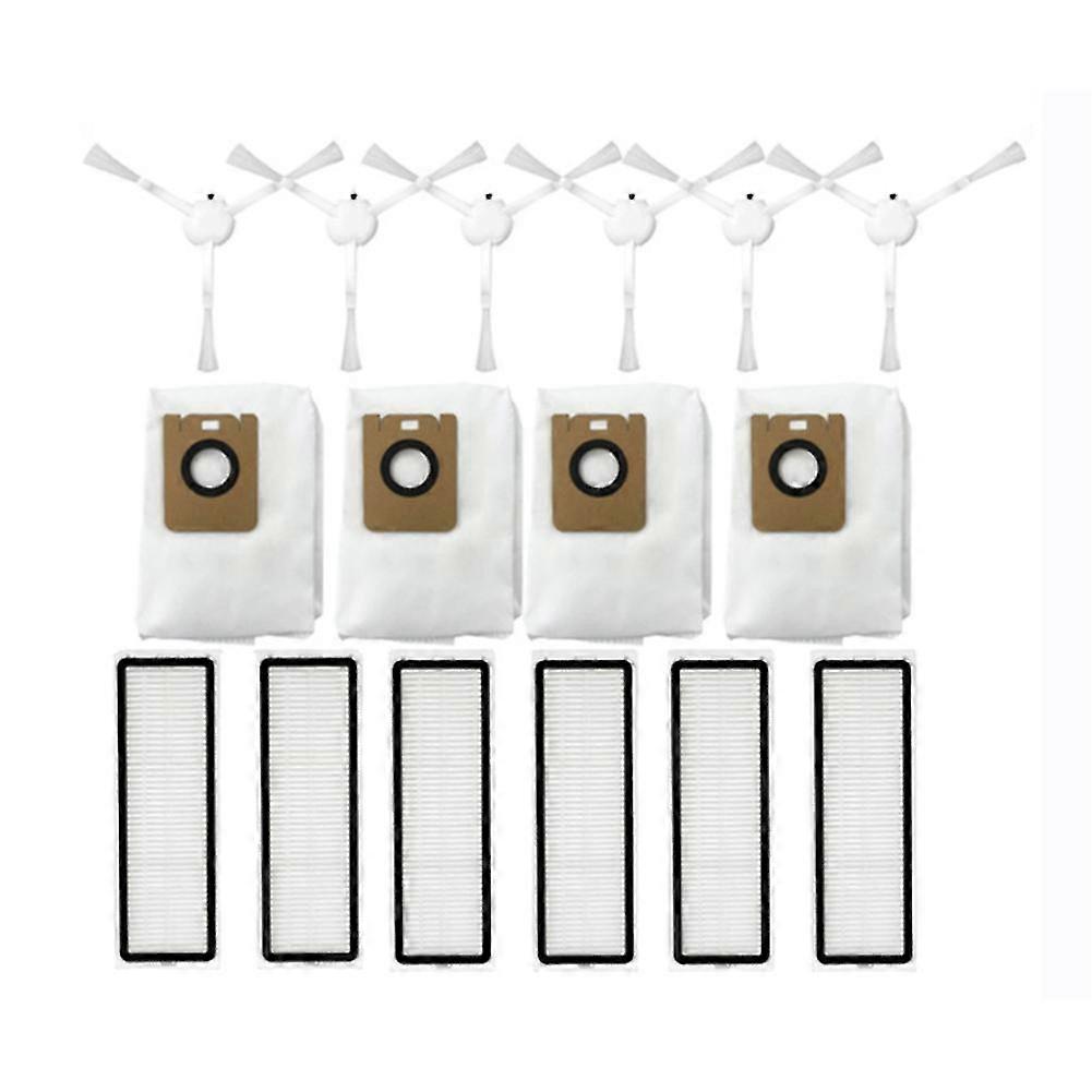 16 Stück Waschbare Hepa-filter-seitenbürste D-tasche Für Bot D10 Rls3d Staubsauger Pa Ersatzteil