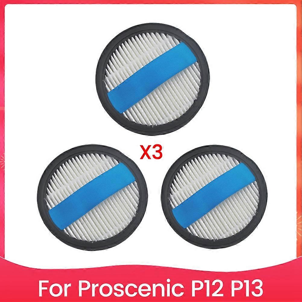 Packung Mit 3 Hepa-filtern Für Proscenic P12 P13 Staubsauger