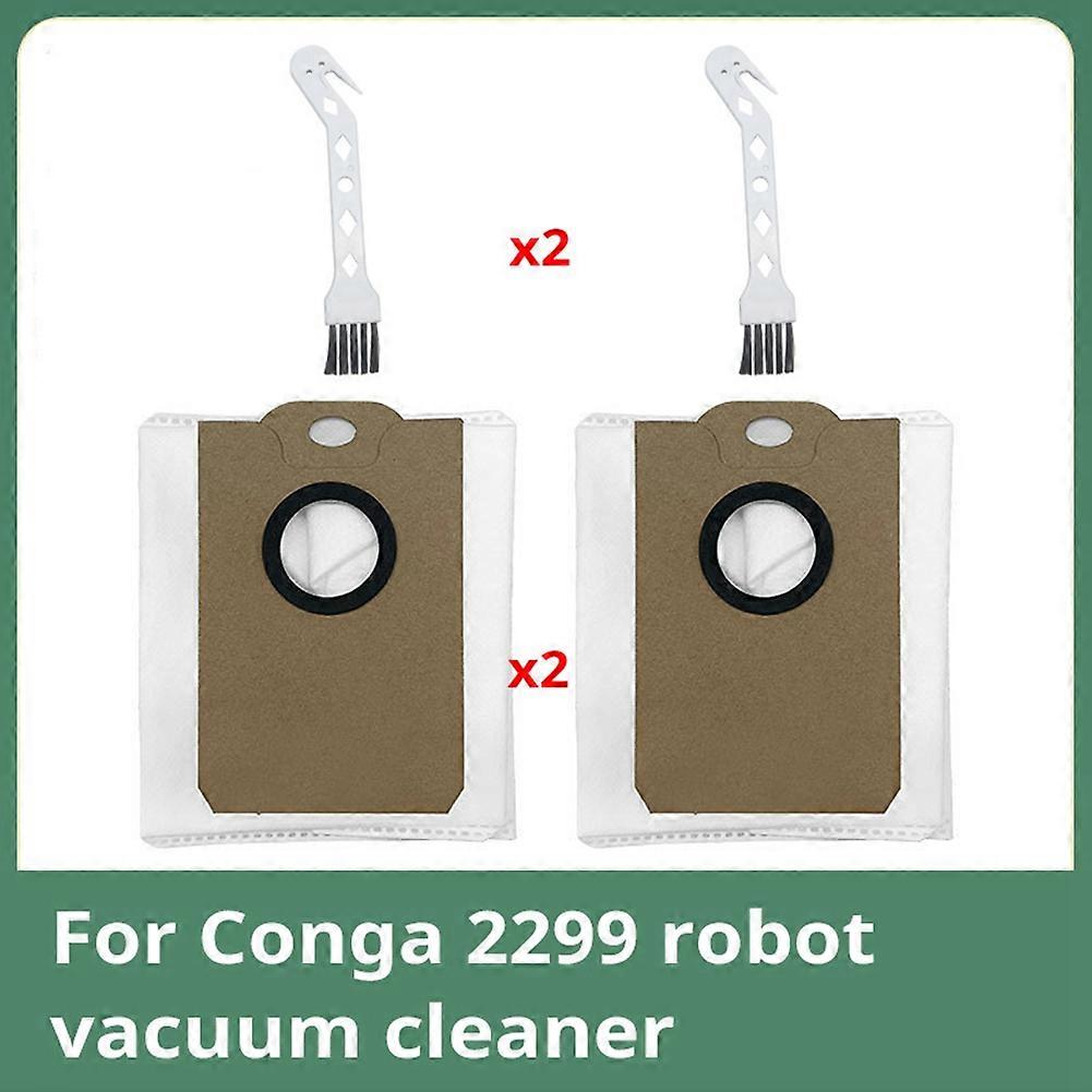 Für Conga 2299 Roboterstaubsauger: Verbrauchsmaterialien, Staubbeutel, Ersatzvliesbeutel, Bürste