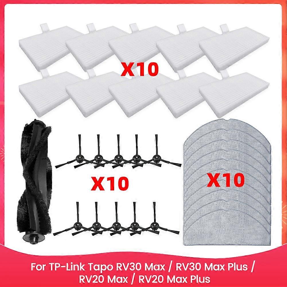 Ersatzteile Für Den Staubsauger Tp-link Tapo Rv30 Max / Rv30 Max Plus / Rv20 Max / Rv20 Max Plus: Filter, Hauptbürste, Reinigungstuch