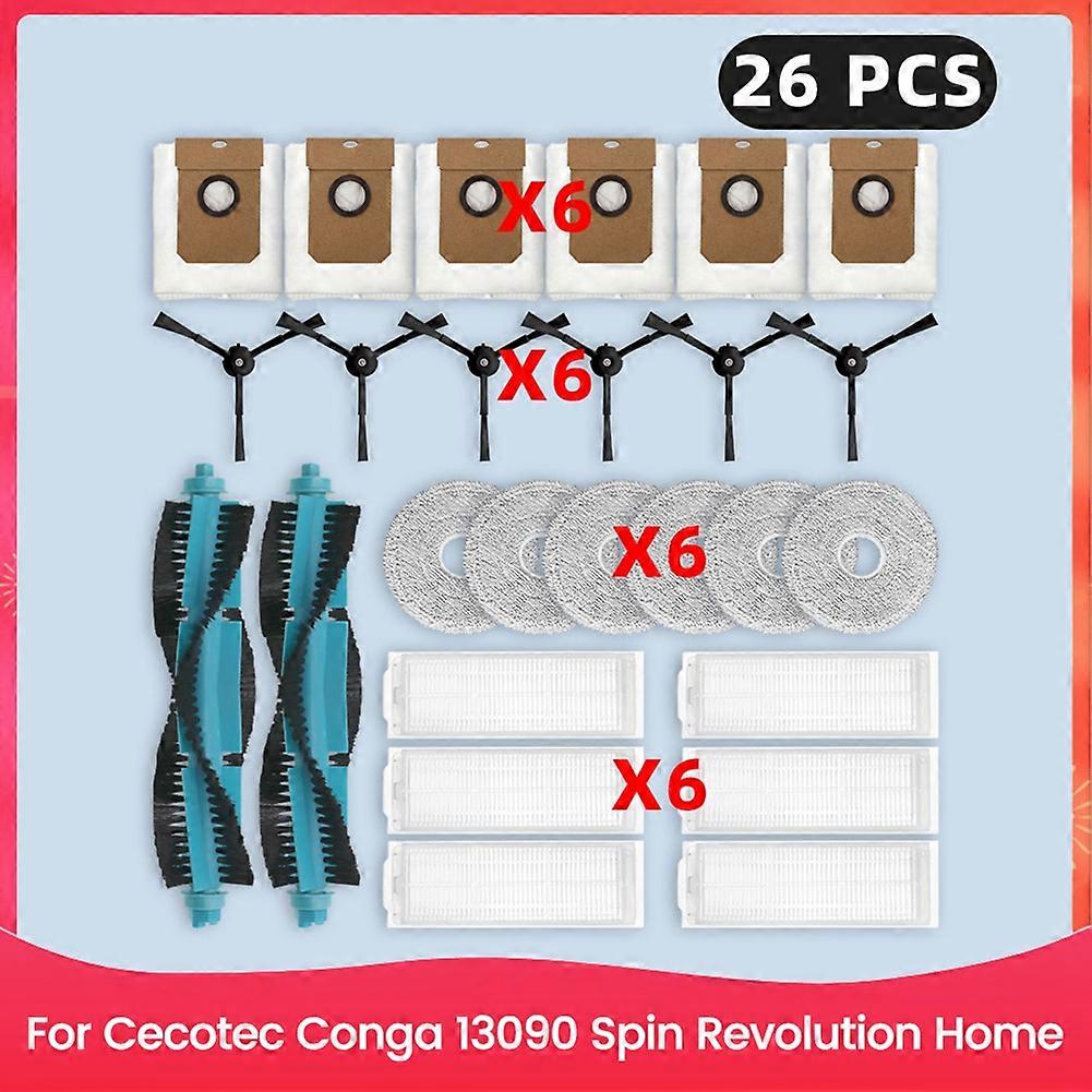 Ersatzteile Für Cecotec Conga 13090 Spin Revolution Mopp: Hauptbürste, Hepa-filter, Wischtuch, Staubbeutel Und Zubehör