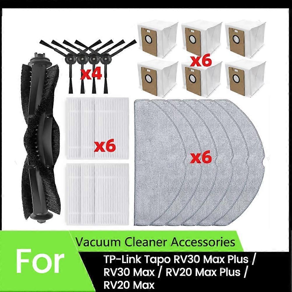 23er-pack Zubehör Für Den Staubsauger Tp-link Tapo Rv30 Max Plus/ Rv30 Max/ Rv20 Max Plus/ Rv20 Max: Hepa-filter, Seitenbürste Und Besen.
