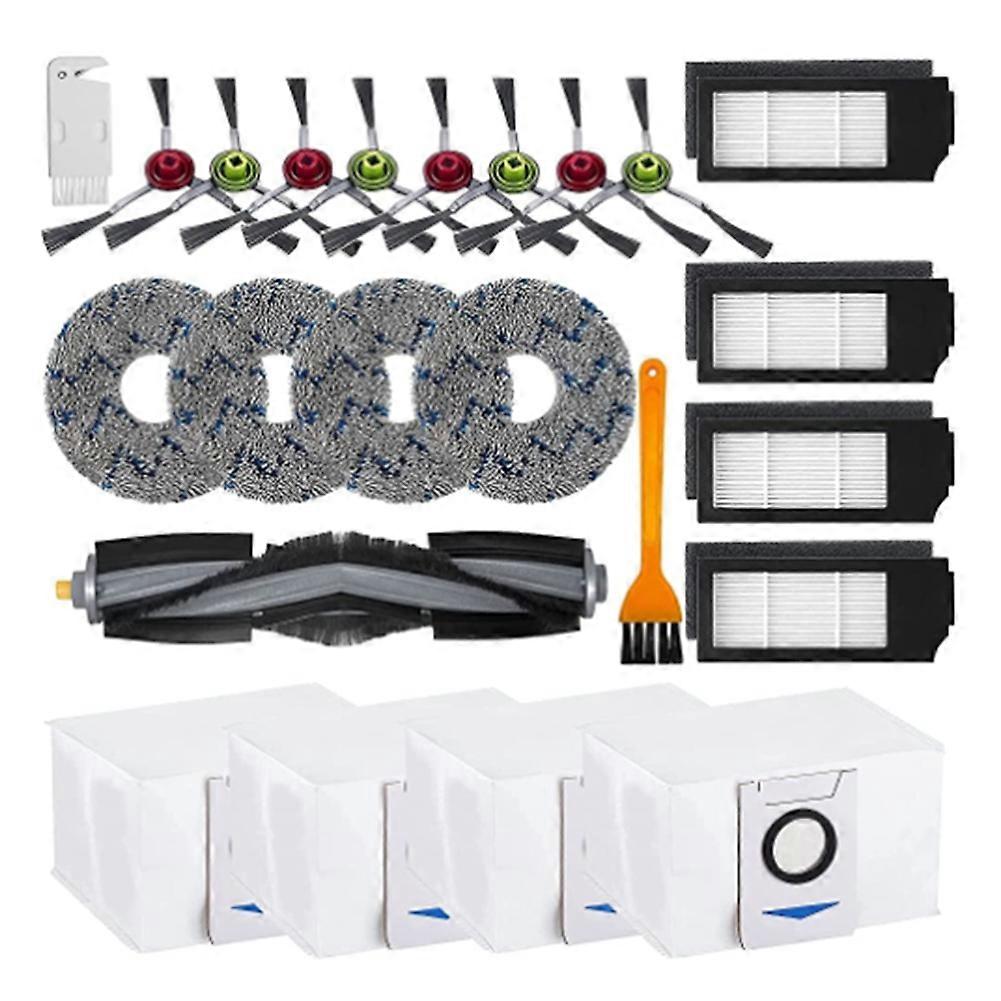 Zubehörset Für Deebot X1 Omni / T10 Omni / X1 Turbo Staubsauger, Hauptseitenbürste, Filter, Mopp P
