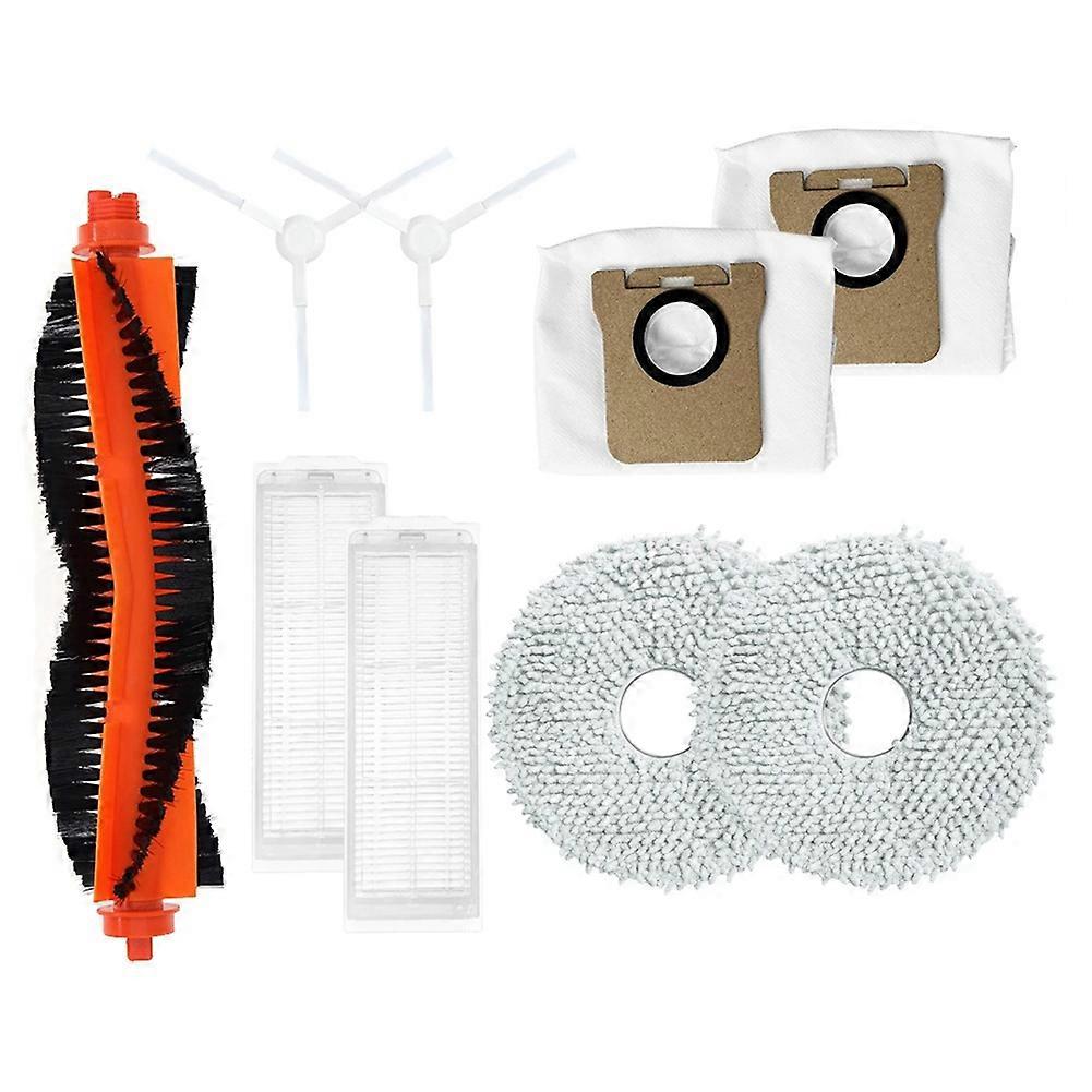 Ersatzteile Kompatibel Mit Xiaomi M30 Pro/c107 Roboterstaubsauger: Seitenhauptbürste, Hepa-filter, Reinigungstuch, Staubbeutel.