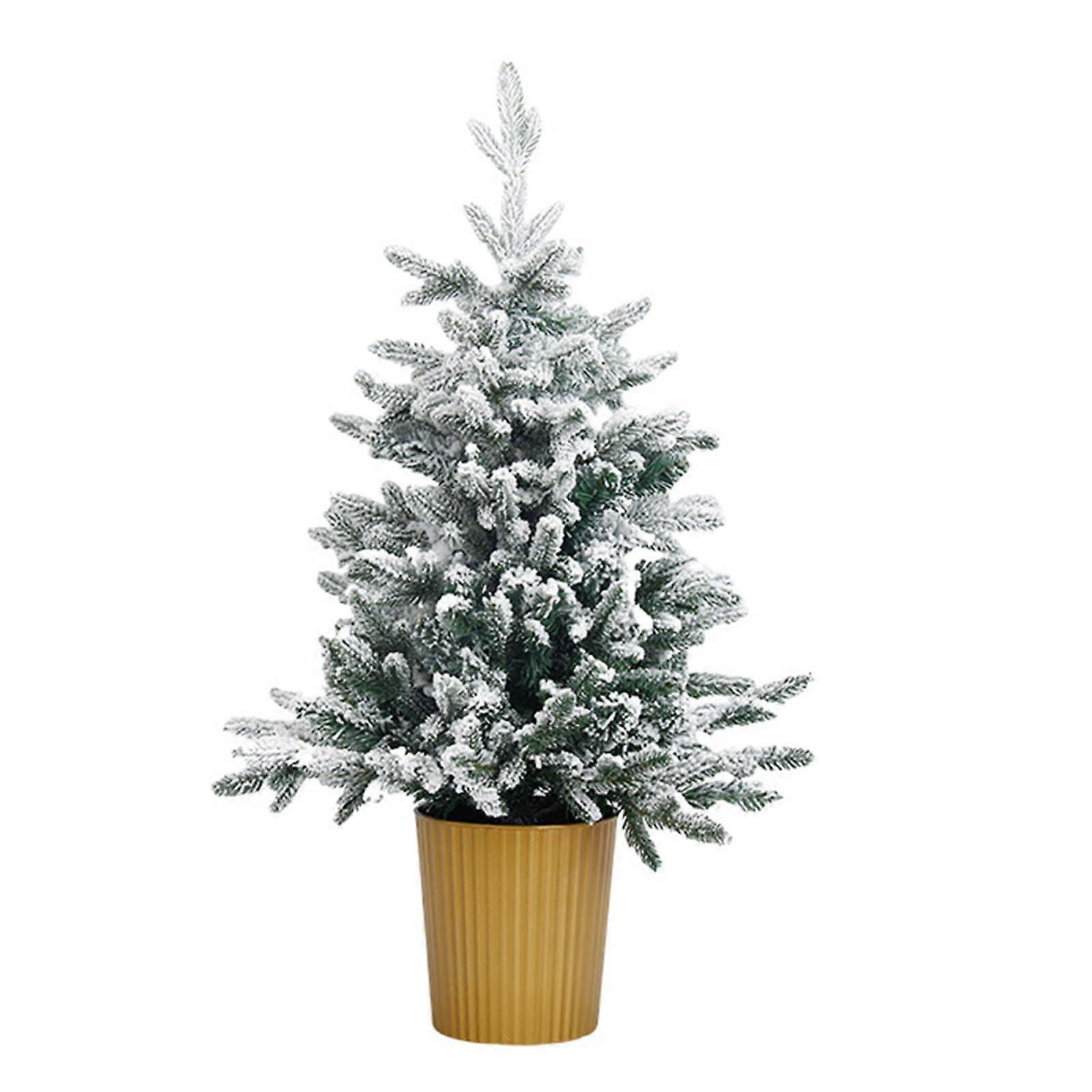 Weihnachtsdekoration, Künstlicher Weihnachtsbaumschmuck Für Das Büro, Weihnachtsgeschenke Für Zuhause, 45 Cm, Weiß