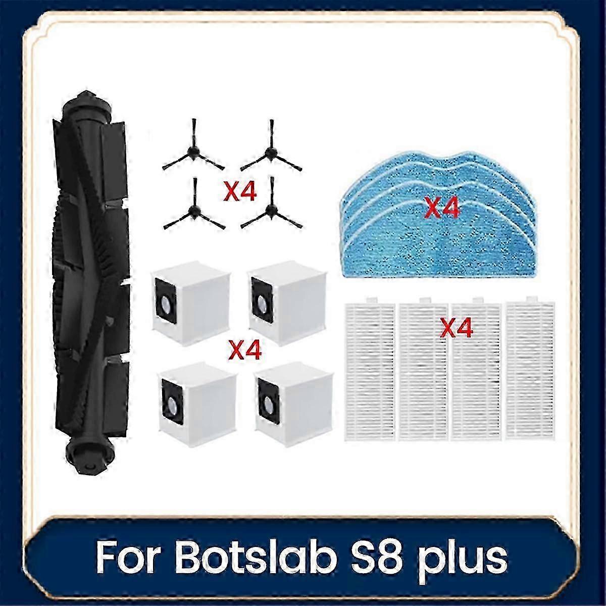 Botslab S8 Plus Vakuumwalzen- Und Filterset Mit 17 Teilen