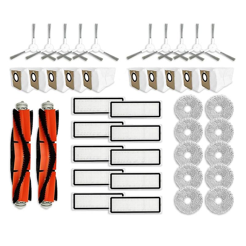 Für C102cn Roboter-staubsauger Hauptseitenbürste Hepa-filter Mopp Pad Staubbeutel Ersatzteile Zubehör