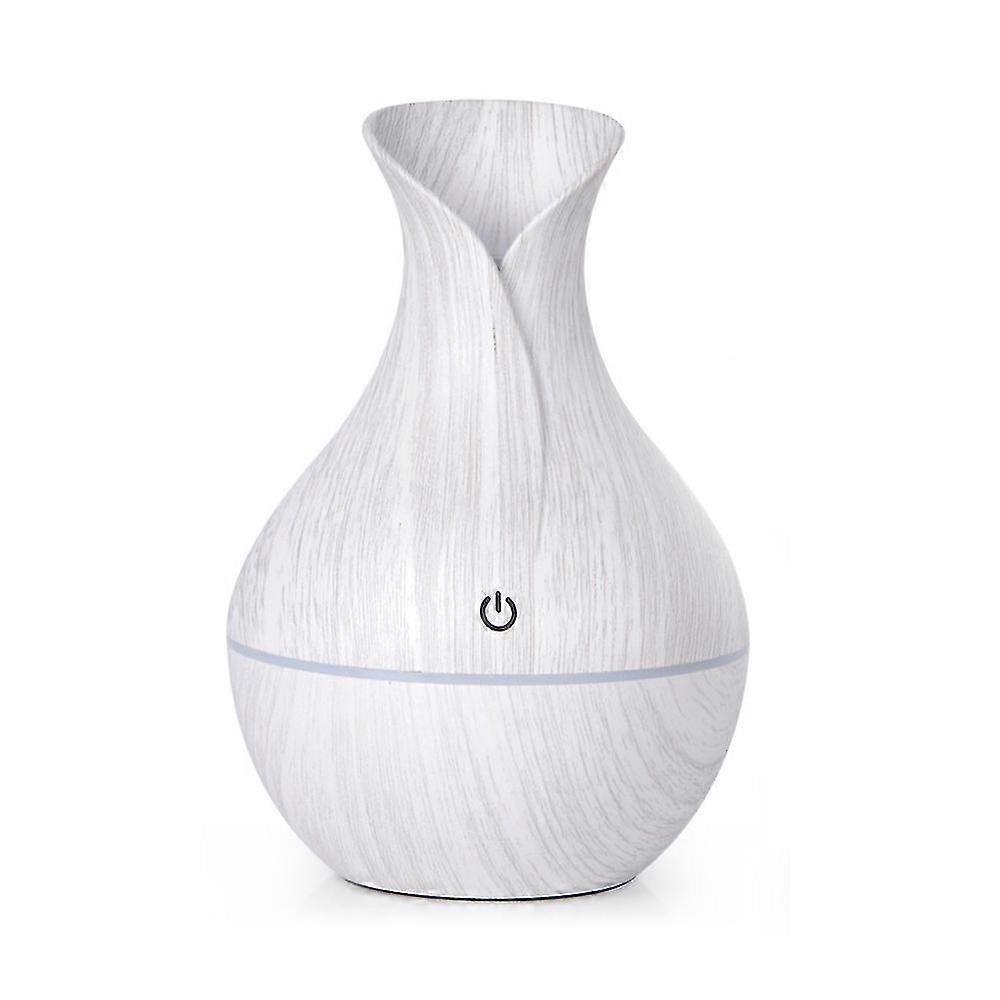 Elektrischer Luftbefeuchter, Diffusor Für Ätherische Öle, Ultraschall, 130 Ml, Luftbefeuchter Mit Holzmaserung, Usb-nebelhersteller, Led