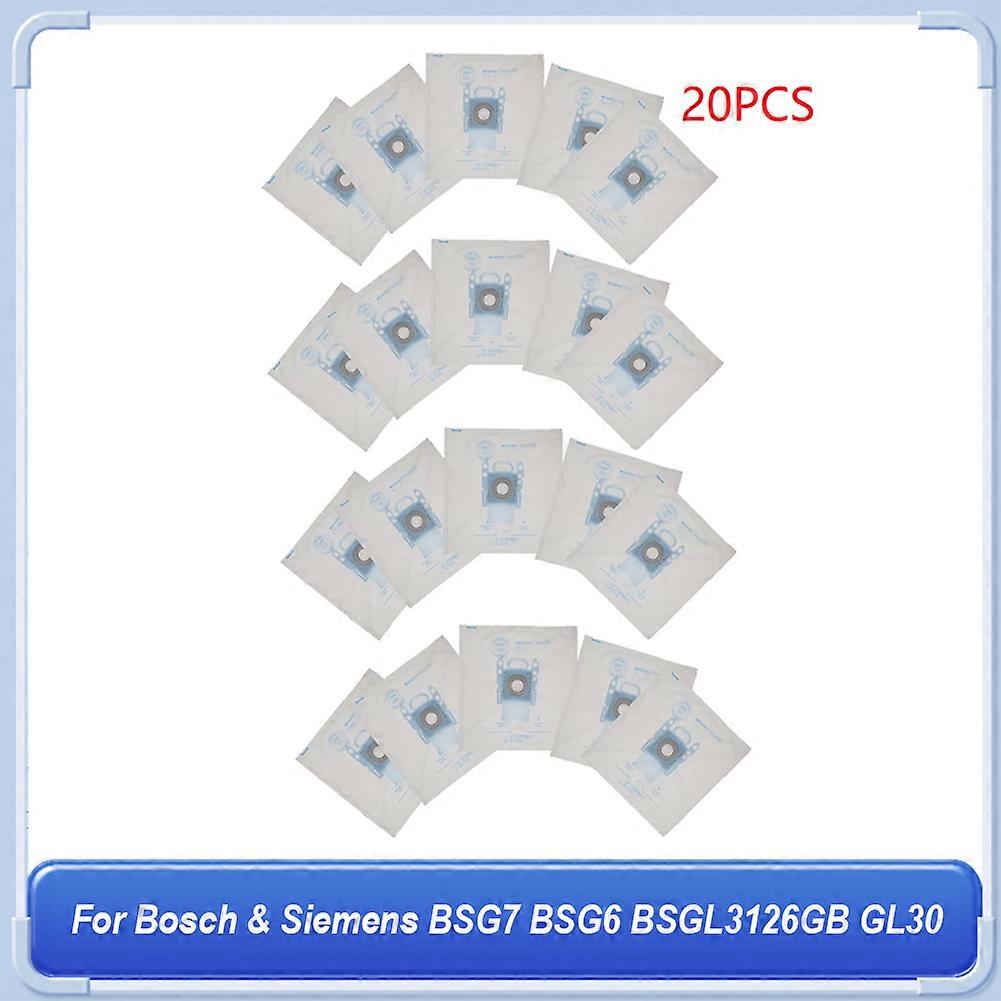 Staubbeutel Typ G Für Bosch Und Siemens Bsg7, Bsg6, Bsgl3126gb Und Gl30 Energy Staubsauger (20er Pack)