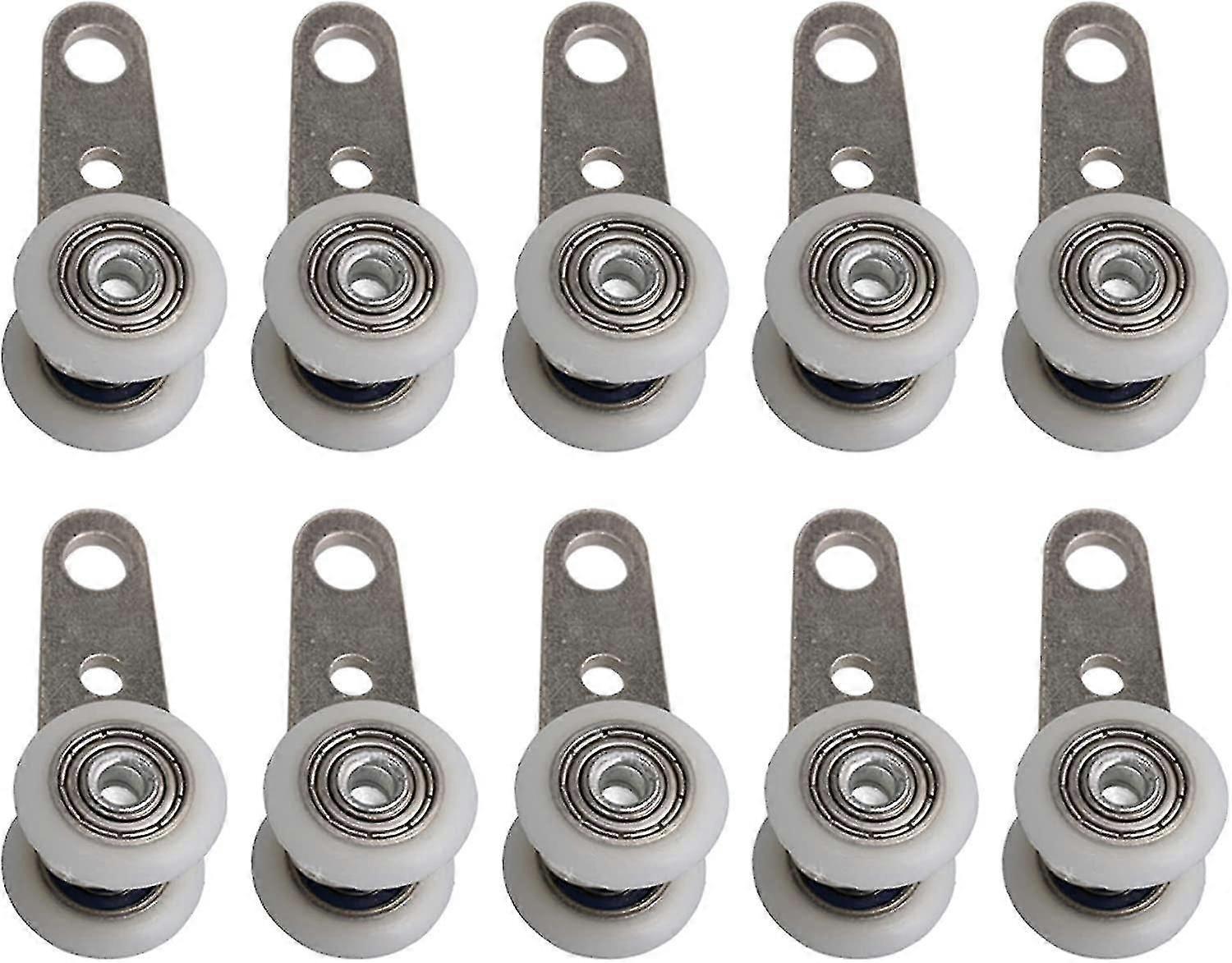 Bqlzr 10 Stück Rollen Für Erkerfenster/schiebetüren – Metall Und Kunststoff – 4,5 X 1,9-xinhan