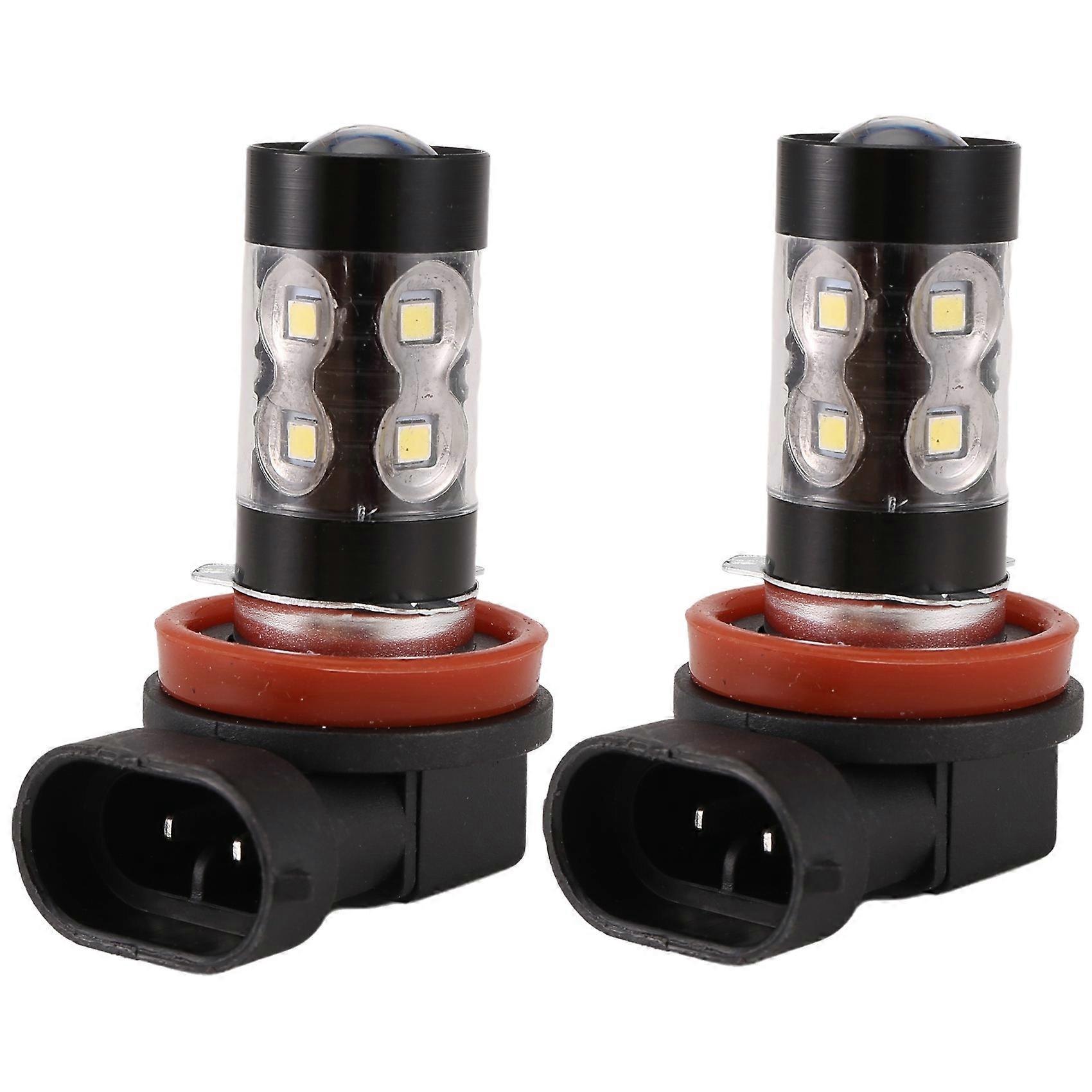 2er-pack, Hohe 50 W Super H11/h8 10-smd-led-leuchtmittel Für Auto-nebelscheinwerfer-ersatz, Xenon-weiß
