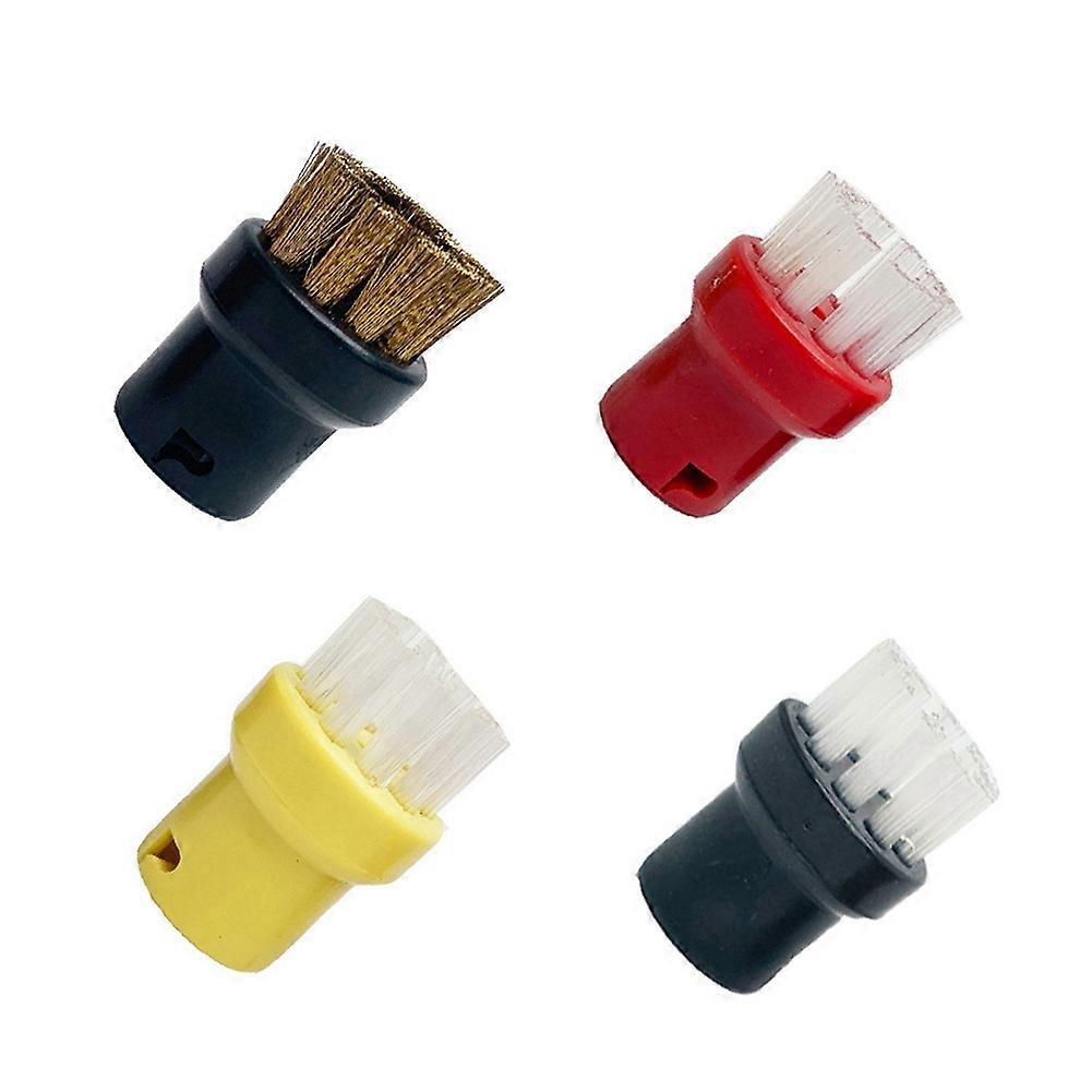Set Mit 4 Kärcher Dampfwischtüchern Mit Nylon- Und Kupferbürsten Für Die Tiefenreinigung Von Weißem Haar