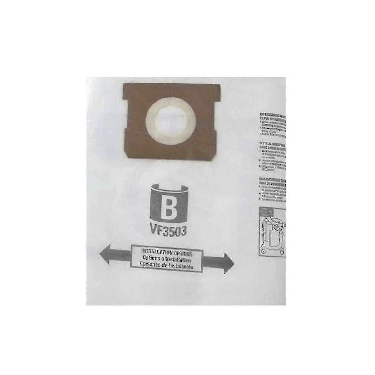 10 Stück Vf3503 Staubbeutel Für 6–9 Gallonen Hocheffiziente Staubbeutel Müll Staubsauger Filterbeutel