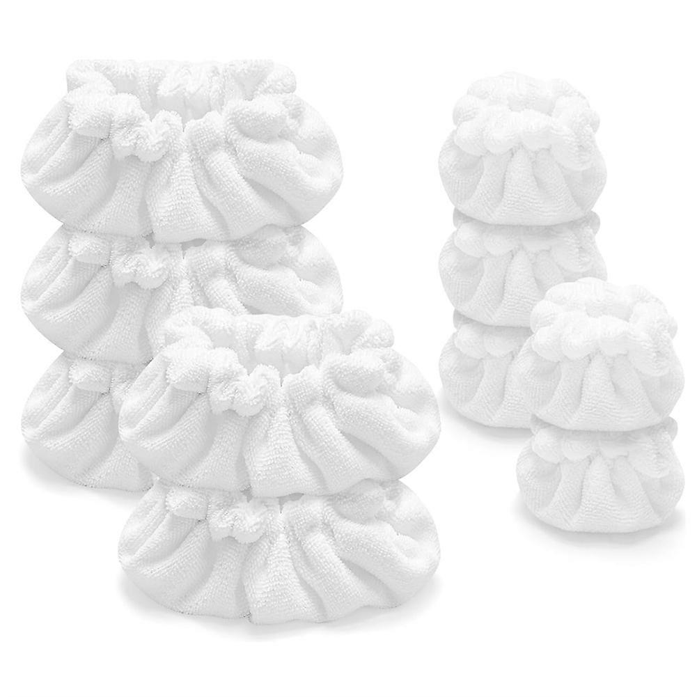 Set Mit 10 Pads Für Dupray-dampfreiniger, 5 Große Rechteckige Kappen Und 5 Kleine Dreieckige Kappen.