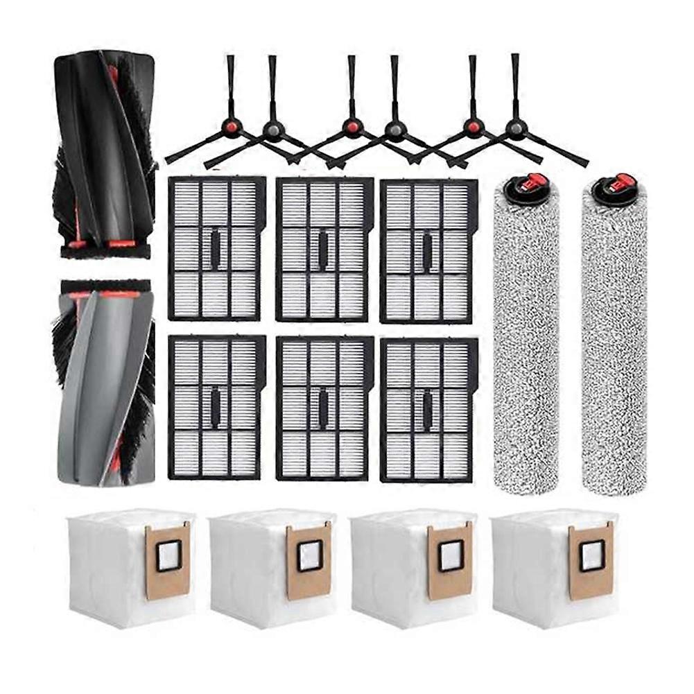20er-pack Ersatzteile Für Eufy E25 Omni/e28 Omni Staubsauger: Hauptbürste, Reinigungsrolle, Hepa-filter Und Staubbeutel.