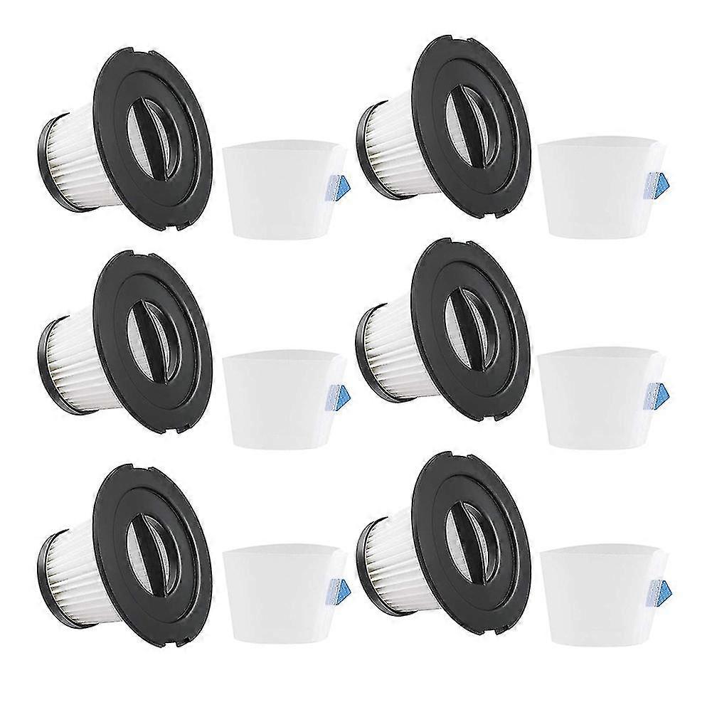 6 Stück Hepa-filter-vakuum-ersatzfilter Für K17 Akku-staubsauger Mit 6 Siebsieben. Nicht Für