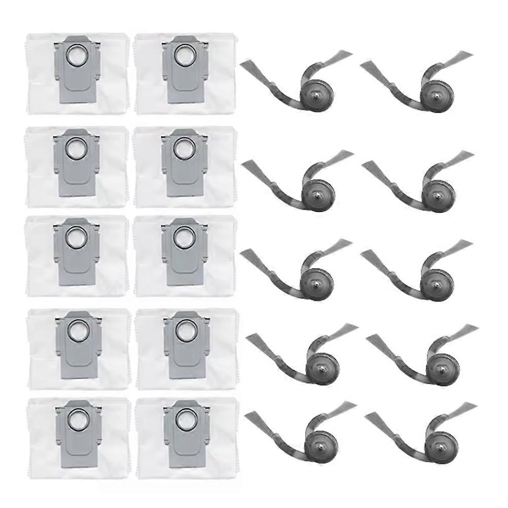 Seitenbürsten-staubbeutel, Kompatibel Mit Roborock Q7 M5 / Q7 L5 / Q7 Tf / Q10 S5 / Q10 X5 / Q10 Pf / Q10 Vf / Q8 Max Pro Plus Staubsauger
