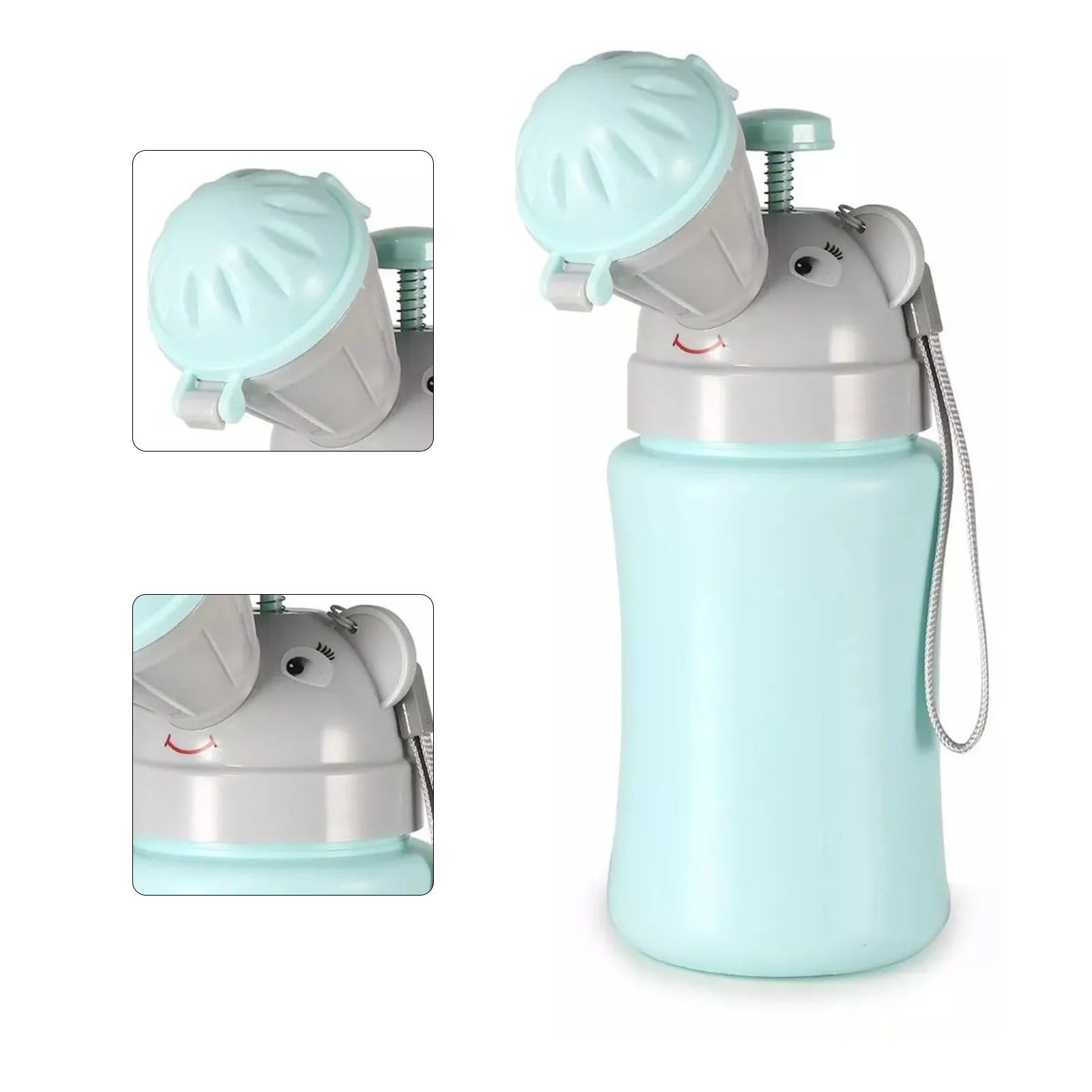 500 Ml Notfall-urinal Für Säuglinge, Tragbar, Waschbar, Für Reisen, Auto, Camping, Blau, Für Jungen