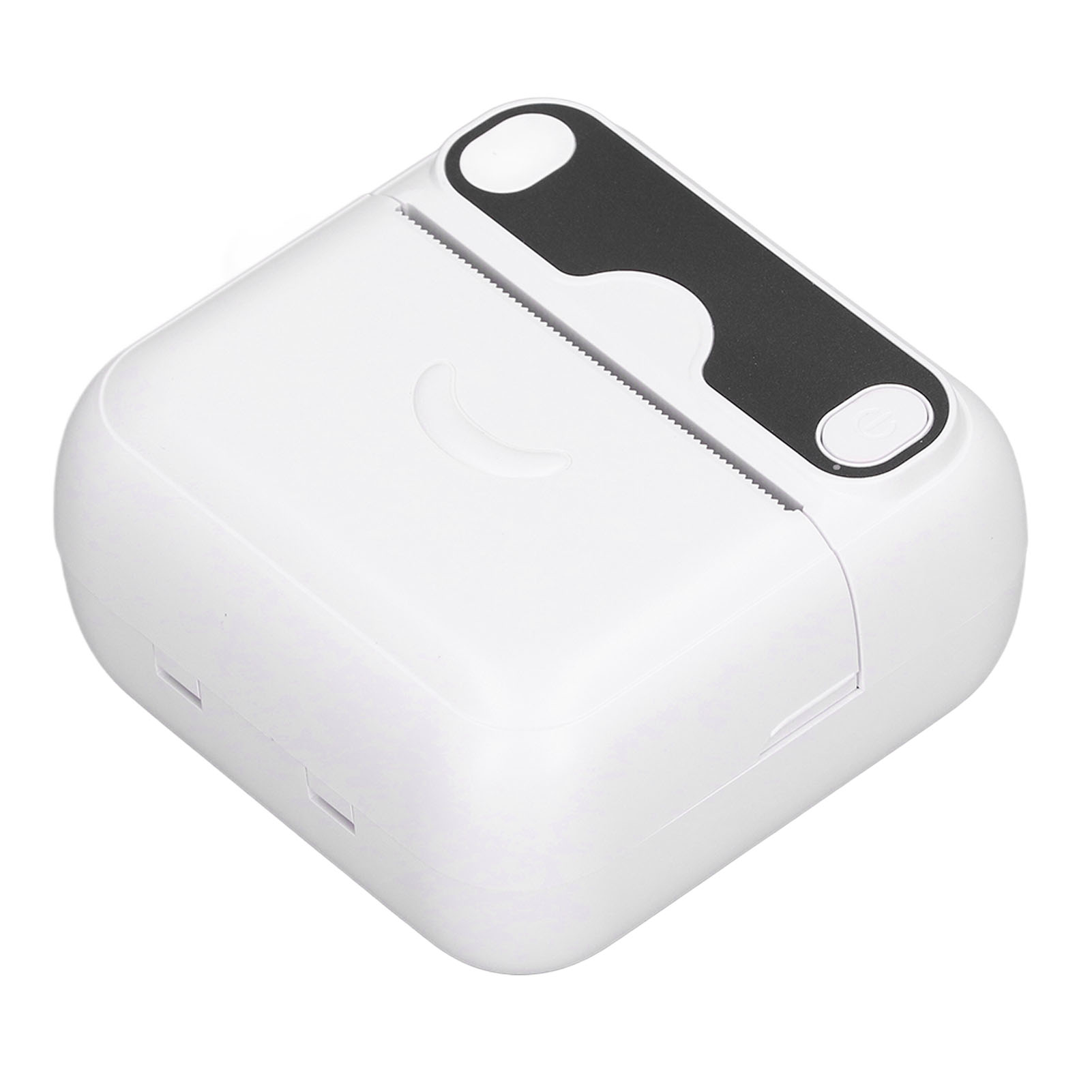 Falsche Frage Drucker Tintenloser Tragbarer Kabelloser Taschen-bluetooth-thermoetikettendrucker Weißer Falsche Frage Drucker Set