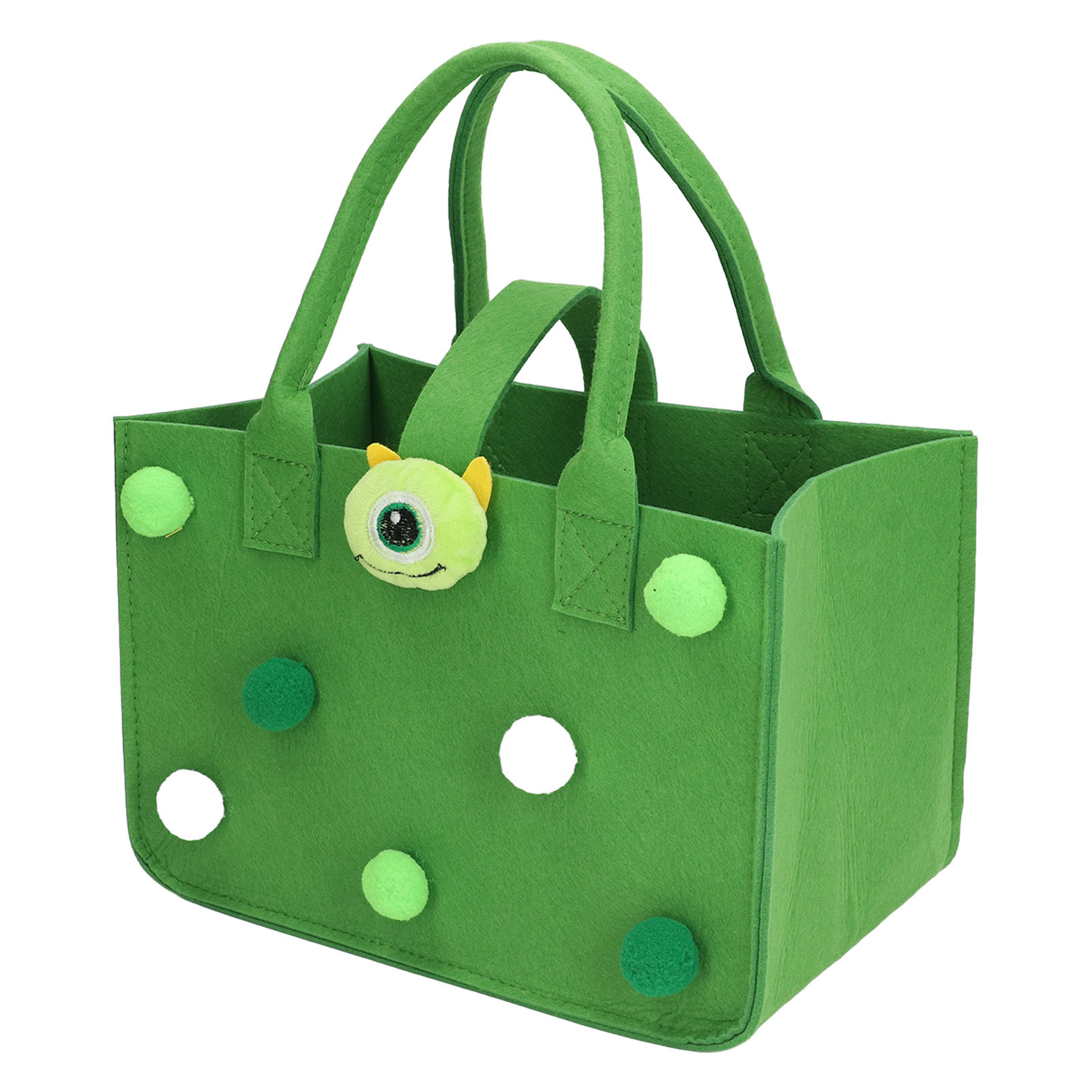 Filz-geschenktüte Mit Großem Fassungsvermögen Und Fächern, Ideal Für Babys Und Kleinkinder, Grün