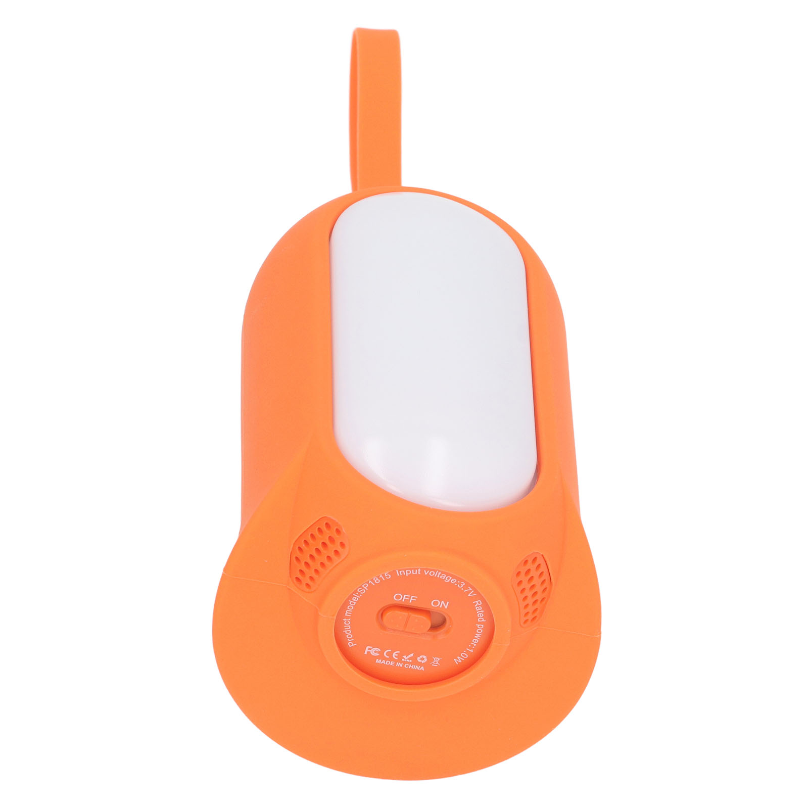 Baby-beruhigungsgerät Mit Geräuschen, Licht, Sprachsteuerung, Augenschonendem Warmen Licht, 7 Natürlichen Melodien, Weißrauschen, Orange