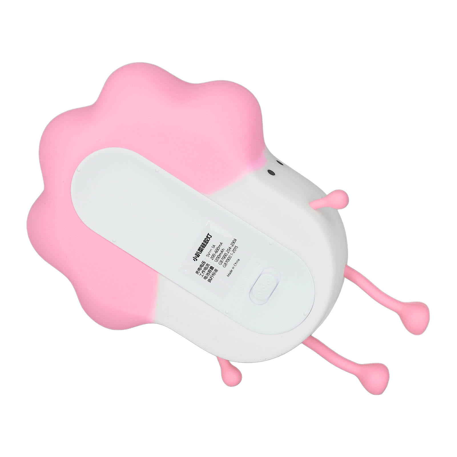 Liegende Kohlkopflampe Led Silikon Wiederaufladbar 3 Modi Berührungssensor Schlaf-kohlkopflampe Für Schlafzimmer Rosa