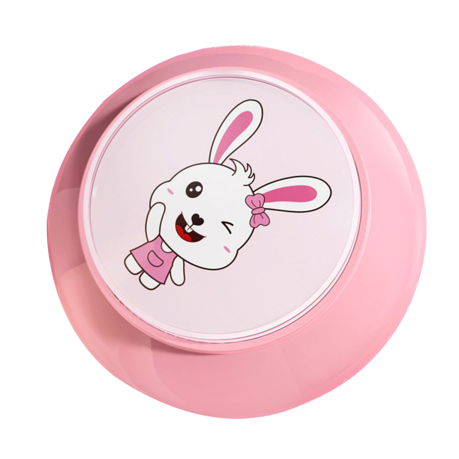 Multifunktionaler, Selbstklebender, Intelligenter Höhenmesser Mit Sprachausgabe Für Kinder (berührungsempfindlich, Pinkes Kaninchen)
