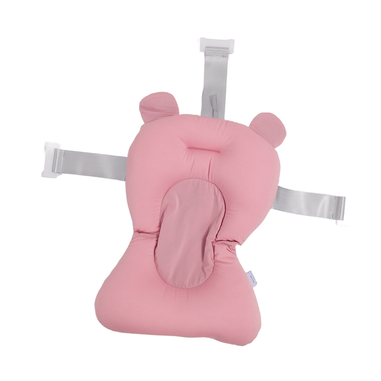 Weiches Baby-badekissen, Niedlich, Atmungsaktiv, Verstellbar, Schwimmende Badewannenmatte Für Neugeborene, Rosa Bärenform