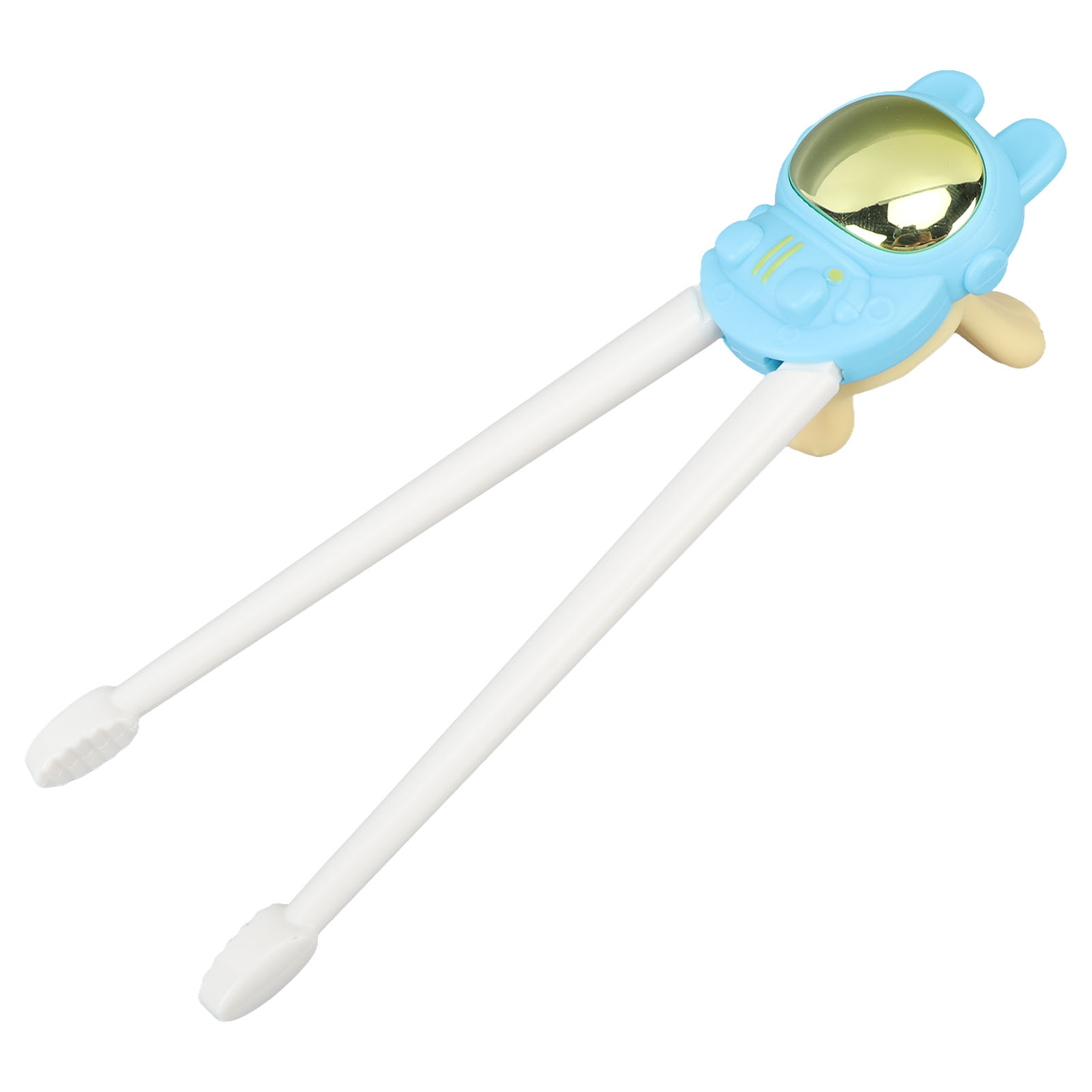 Baby-trainingsstäbchen Mit Cartoon-motiv, Dreidimensionale Lernstäbchen, Blau
