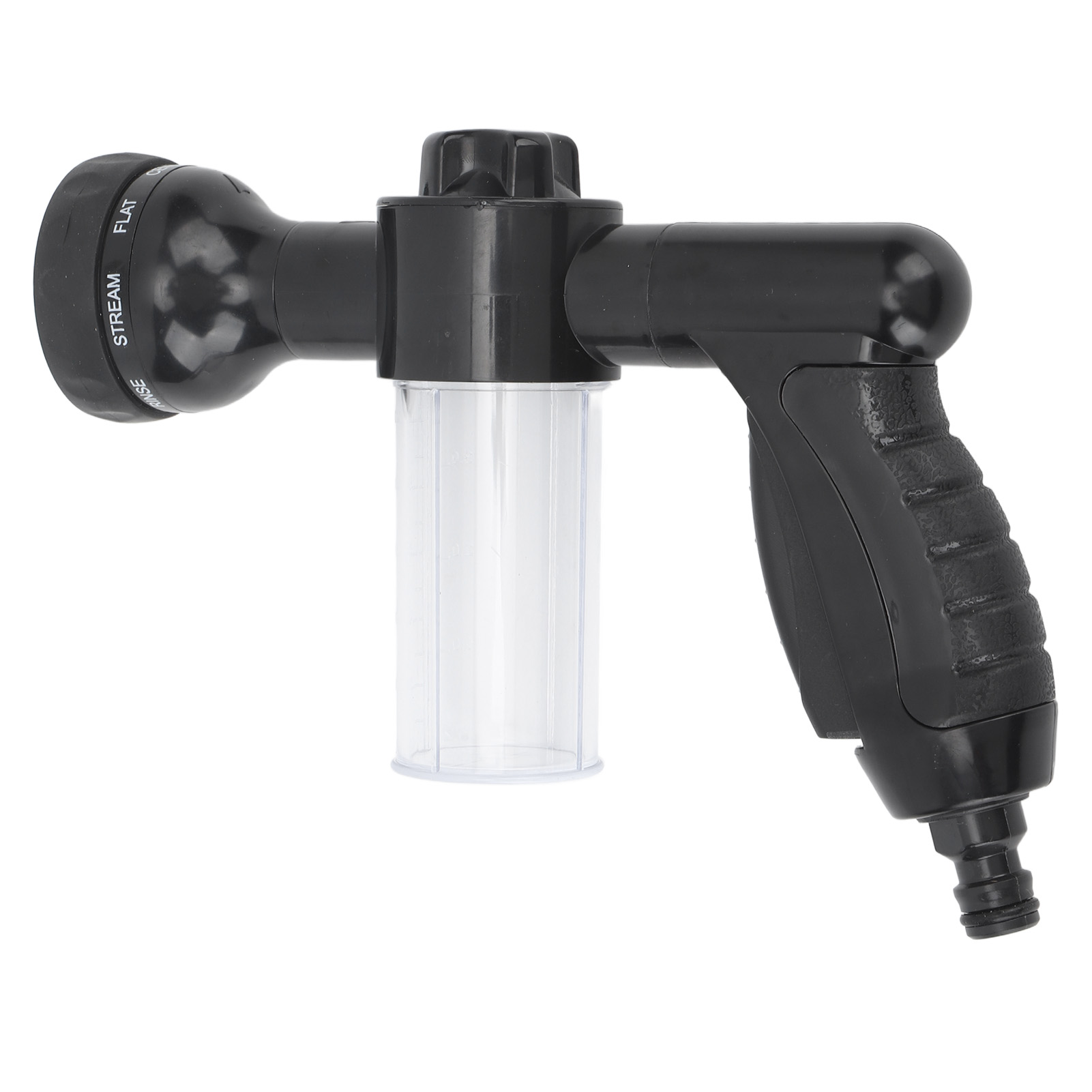 Hundewaschschlauchaufsatz, Ergonomische Sprühdüse Für Haustierwaschschlauch Mit Verdickter Seifenspenderflasche, Schwarz