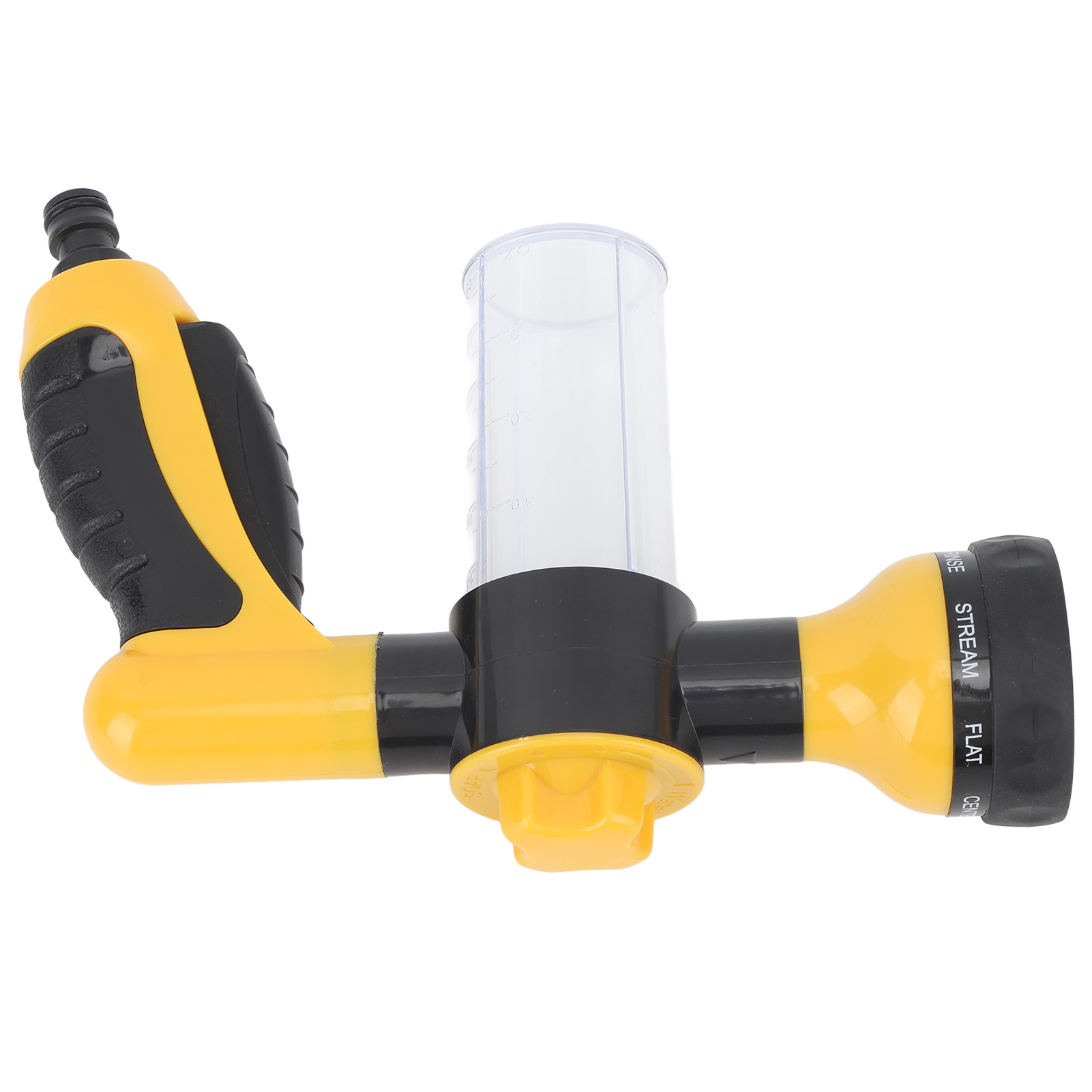 Hundewaschschlauchaufsatz, Ergonomischer Haustierwaschschlauch Mit Sprühdüse Und Dickflüssiger Seifenspenderflasche, Gelb